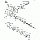 Prairie 400 (KVF400-B1) Передняя коническая зубчатая передача