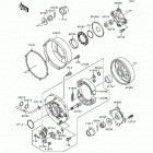 Prairie 400 (KVF400-B1) Задняя ступица колеса