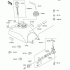Prairie 400 4X4 (KVF400-A2) Топливный бак