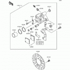 Prairie 400 (KVF400-B1) Передний тормоз