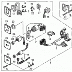 BF90A1 JHTA Панель управления + переключатели света
