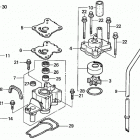 BFP9.9D4 XHTA Water Pump + Vertical Shaft (ul Size)