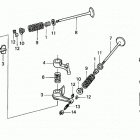 BF15D4 LHTA Распределительный вал и клапана