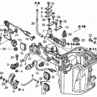 BF15D4 LHTA Масляный кожух и вал механизма переключения