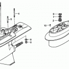 BF75A4 LRTA Картер коробки передач в сборе (нога)