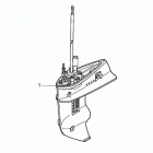 BF15D4 LHTA Картер коробки передач в сборе (нога)