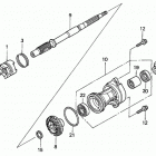 BF15D4 LHTA Вал гребного винта  /  гребной винт
