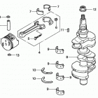BF30A2 SHA Коленчатый вал и поршни