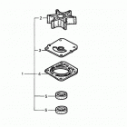 BF115A2 LCA Водяной насос, комплект крыльчатки