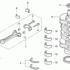 BF115A2 LCA Коленчатый вал и поршни
