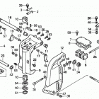 BF115A2 LCA Кронштейн транца  /  Корпус шарниров
