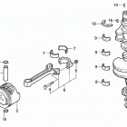 BF40A2 LRA Коленчатый вал и поршни