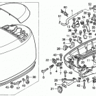 BF90AY JHTA Engine Lower Case + Engine Cover