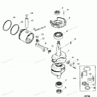 H040312VT Коленчатый вал, поршни и шатуны
