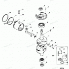 H050412VT Коленчатый вал, поршни и шатуны