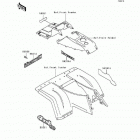 Bayou 400 4X4 (KLF400-B5) Decals(green)(klf400-b5)