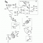 Bayou 300 4X4 (KLF300-C8) Масляный и водяной насос. фильтр масленый