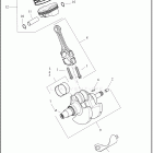 RH975 1ZH1 NIGHTSTER (2022) Коленчатый вал и поршни