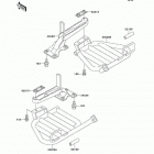 Bayou 300 4X4 (KLF300-C8) Подножки