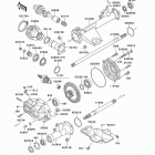 Bayou 300 4X4 (KLF300-C8) Drive shaft(rear)