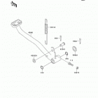 Bayou 300 4X4 (KLF300-C8) Педаль тормоза