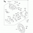 Bayou 300 4X4 (KLF300-C8) Передний тормоз