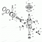 H009201UD Коленвал и поршни