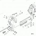 H040412UT Кронштейн транца