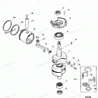 H050312UD Коленчатый вал, поршни и шатуны