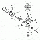 H015211UD Коленвал и поршни