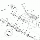 H050412UE Gear Housing Assembly, Propeller Shaft