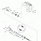 H025211TS Корпус редуктора , гребной вал