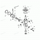H009201TS Коленвал и поршни