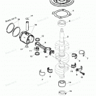 H025201TS Коленчатый вал & Поршень
