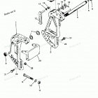 H120422TD Кронштейн крепления к транцу