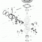 H025201TS Коленвал и поршни