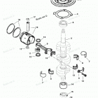 H025211TD Коленчатый вал & Поршень