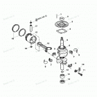 H009201TM Коленвал и поршни