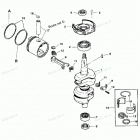 H040412TD Коленвал и поршни