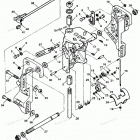 H075312TD Swivel Bracket-stern Brackets (manual Tilt Models)