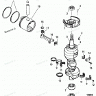 H090422TD Crankshaft And Piston And Conn Rods