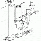 H050312TD Крепление механизма гидроподъема Power Trim