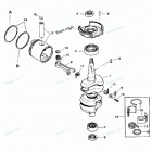 H040412TL Коленвал и поршни