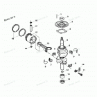 H015211TT Коленвал и поршни