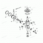 H015211TS Коленвал и поршни