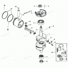 H050412TD Коленвал и поршни