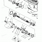 H120412ST Gear Housing Assembly(propshaft) (6 Jaw Reverse Cl...