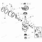 H040312ST Коленвал и поршни