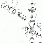 H090412ST Crankshaft And Piston And Conn Rods