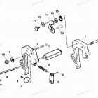 H015201SD Clamp Brackets (serial # 0e143888 Thru 0e287999)